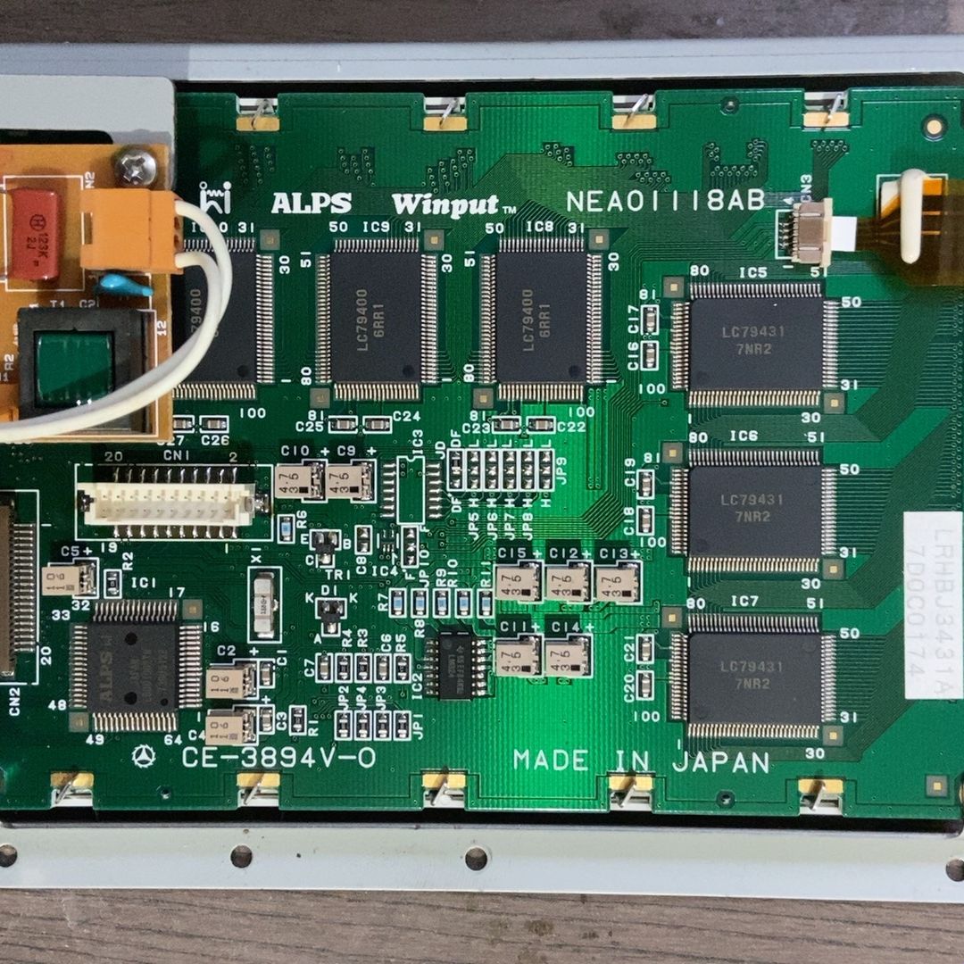 出日本ALPS NEA01118AB单色显示屏 出日本原
