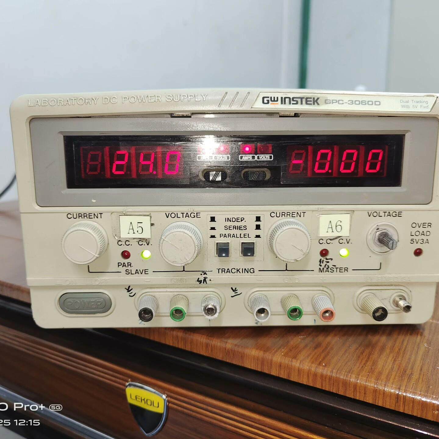 台湾固纬GPC-3060D三路输出可调直流稳压电源 可通电具