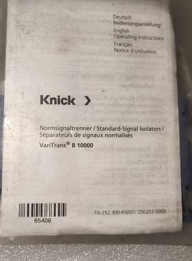 出科尼可Knick VariTrans B 10000 F0