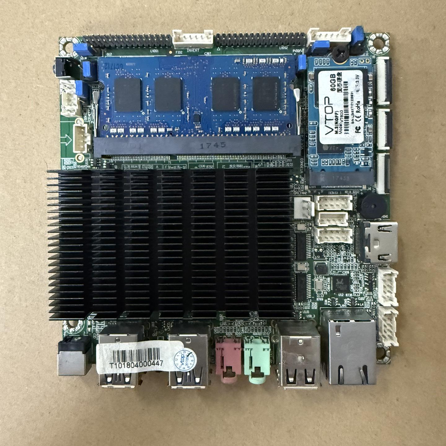 拆机 VTOP 唯拓收银机专用主板 N3160主板 带内