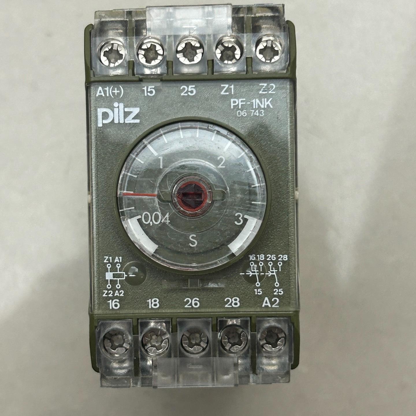 Pilz 皮尔兹时间继电器 型号PF-1NK 成色如图 功能