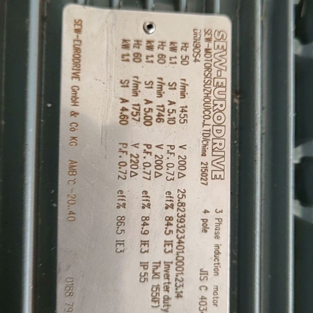 SEW电机 1.1kw  RF37  DRN90S4