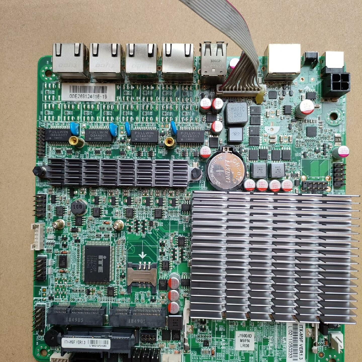 研域工控ITX-M9F j1900集成CPU四个网口千兆软路