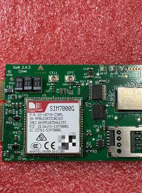 希姆通4G模块 SIM7000G 如图整板54片 是