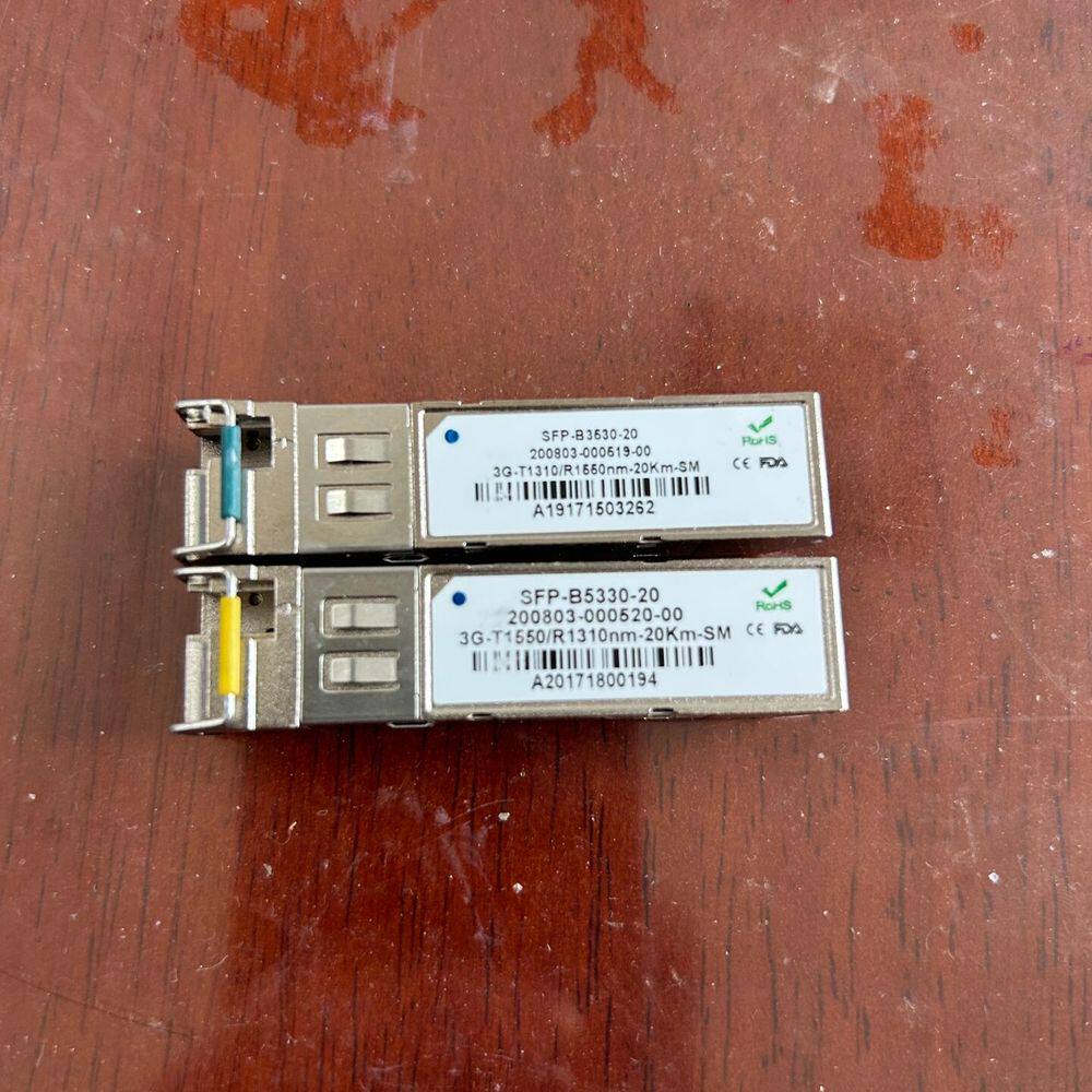 3G 千兆SFP光模块1550/1310nm 20KM成对