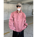 2025春季新款男士漆皮垫肩弯刀设计感皮衣夹克JK37-P138现货，男装夹克，电商B288