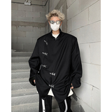 现货！25新中式男士飞机扣垫肩西装男士解构中山装JK30-P138，男装西服套装，电商B288
