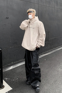 现货 秋冬满天星解构设计感垫肩卫衣闪闪亮上衣,MJ1030-P98图片