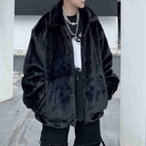 22新潮男士情侣棉衣宽松加棉毛绒外套加厚毛毛衣现货mj382-p95，男装针织衫/毛衣，电商B288