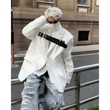 23秋冬男士白马王子设计感盘带垫肩西服XZ11-P128现货，男装西服，电商B288