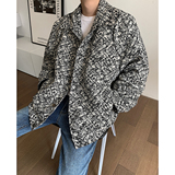 22小香风垫肩提花外套秋冬轻奢复古大码夹克B288-MJ629-P125，男装夹克，电商B288