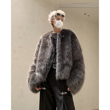 23秋冬男士加厚保暖仿狐狸毛加棉保暖上衣棉服MJ993-P70现货，男装棉衣，电商B288