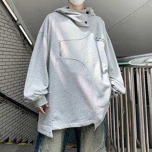 23秋冬设计感结构金属拉链防风连帽卫衣MJ920-P95现货图片