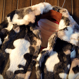 冬季休闲中长款修身型气质仿水貂毛环保皮草棉服外套mj048-p135，男装棉衣，电商B288