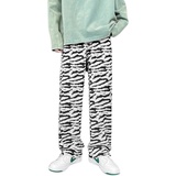 丝滑垂感高腰显瘦长裤男斑马褶皱洋气绒面休闲裤B288-ck92-p50，男装休闲裤，电商B288