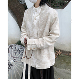 24春季男士提花新中式设计感假两件西服XZ43-P135，男装西服，电商B288
