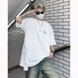 23新解构风金属拉链圆领男士短袖高街T恤MJ708-P68现货，男装T恤，电商B288