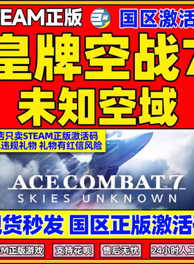 Steam正版 皇牌空战7 未知空域 国区激活码CDKey  PC中文游戏现货