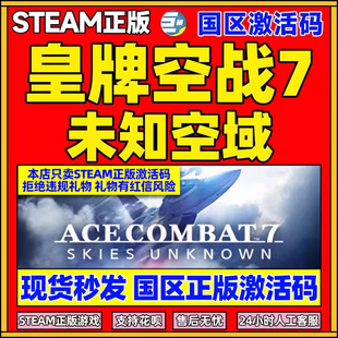 CDKey Steam正版 国区激活码 未知空域 PC中文游戏现货 皇牌空战7