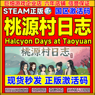 Steam 游戏 桃源村日志 国区激活码CDKey Halcyon 现货秒发 国区
