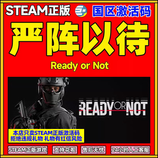 Not PC游戏 严阵以待 现货 正版 Ready CDKEY Steam 国区激活码