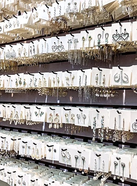 合金耳环女珍珠高级感耳钉韩系轻奢气质夸张耳坠长款流苏耳饰