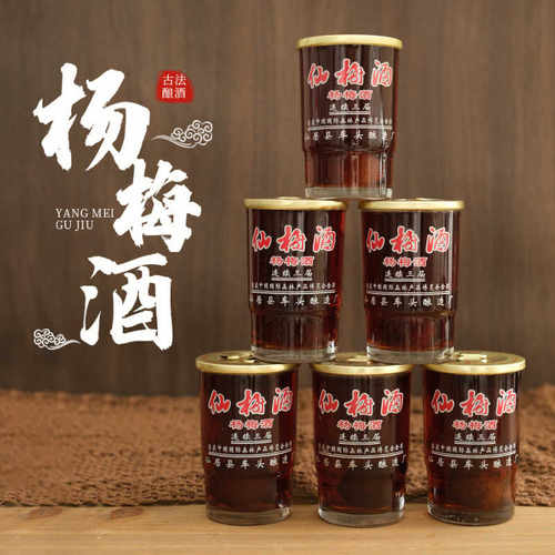 车头仙梅酒低度果酒杨梅酒
