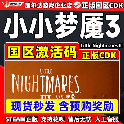 Steam游戏正版 小小梦魇3 Little Nightmares 3 国区激活码CDKey