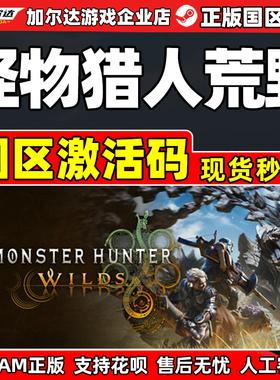 Steam游戏 怪物猎人荒野 Monster Hunter Wilds 国区激活码CDKey