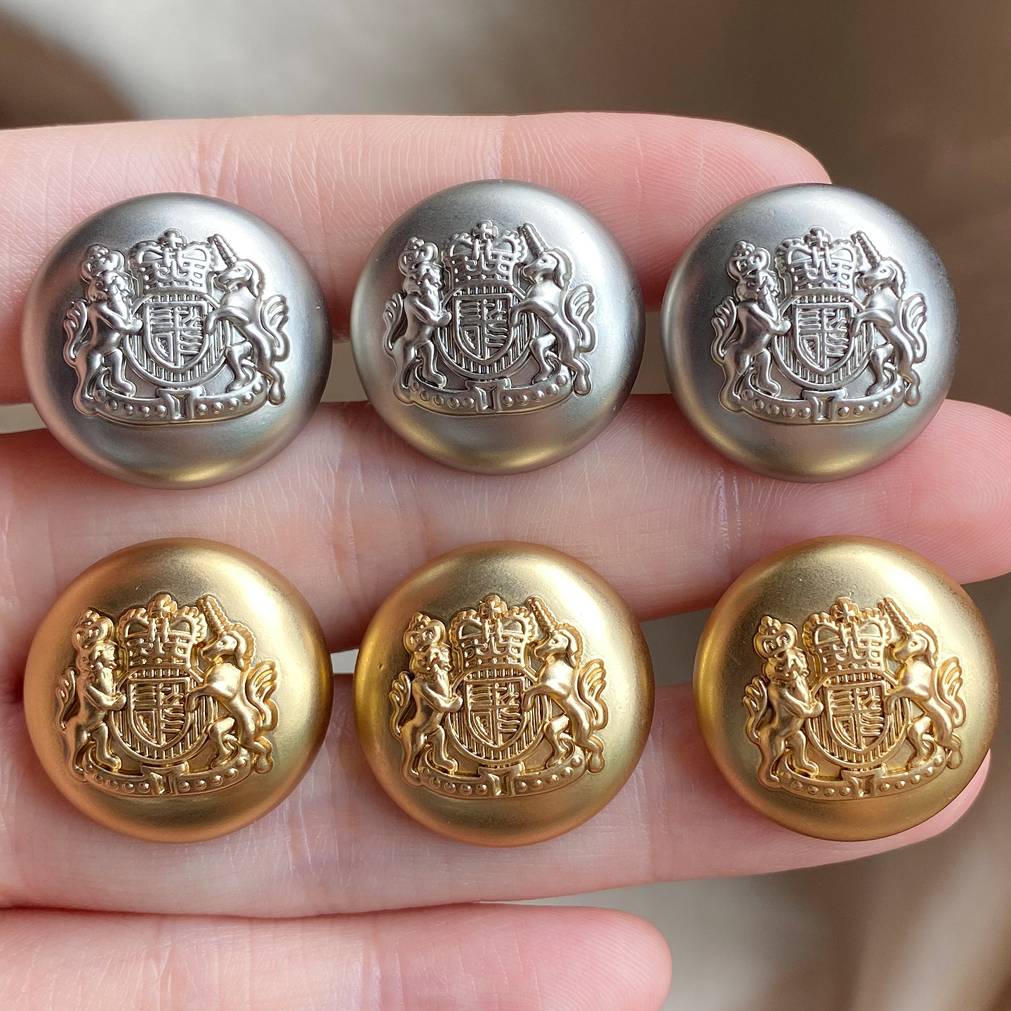 高档金属纽扣英伦风西服扣子大衣外套时装西装装饰女裤扣上衣钮扣