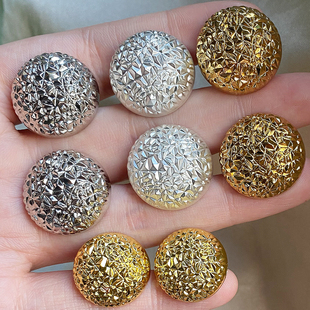 高端金属纽扣立体蘑菇扣香风外套时装西装开衫上衣风衣毛衣大衣扣