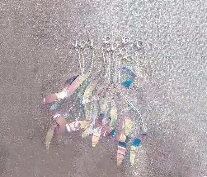 串珠水晶挂饰彩色亮片