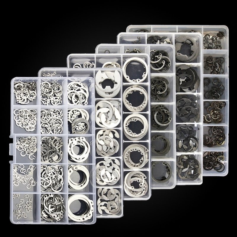 φ2.5φ1.5φ12e型卡扣卡环卡簧u型M4M5M6M8锁紧固定环挡圈外卡轴