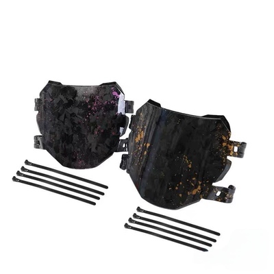 适用轻蜂车后牌照探骊号码牌森蓝ex1 虬龙号码牌79bike碳纤维车牌