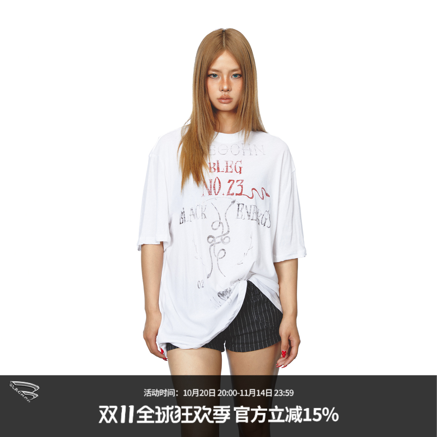 复古vintage印花短袖T恤女夏季