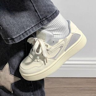 厚底小白鞋女2025春秋季新款百搭鞋子ins潮小众学生运动休闲板鞋