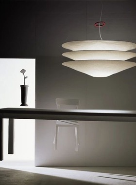 德国法式Floatation斗笠悬浮吊灯复古客厅餐厅卧室氛围杜邦纸吊为