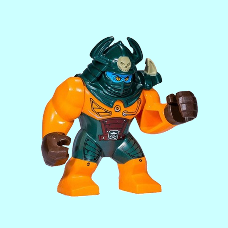 兼容乐高幻影忍者人仔70604  njo204 猛壮美人 女海盗 拼装积木