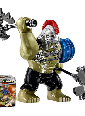 漫威复仇者联盟4钢铁侠3反浩克毒液蜘蛛侠机甲积木大人仔