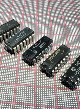 集成电路74LS22 HD74LS22P T74LS22BI M74LS22P LS22  IC逻辑芯片