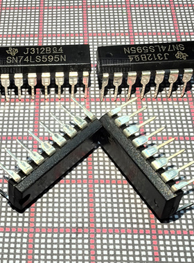 集成电 74LS595 SN74LS595N LS595 TI德州 DIP16P IC芯片 寄存器
