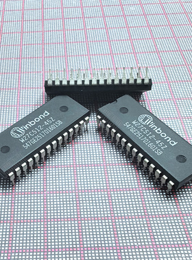 集成电路 W27C512-45Z 芯片 DIP28P 电察除 27C512 华邦WINBOND