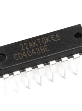 IC集成电路 CD4043BE MC14043BCP DIP-16P 上海赛格电子市场现货