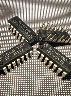 集成电路 触发器 MC14013BCP 4013 MOT IC芯片 MC4013 逻辑电路