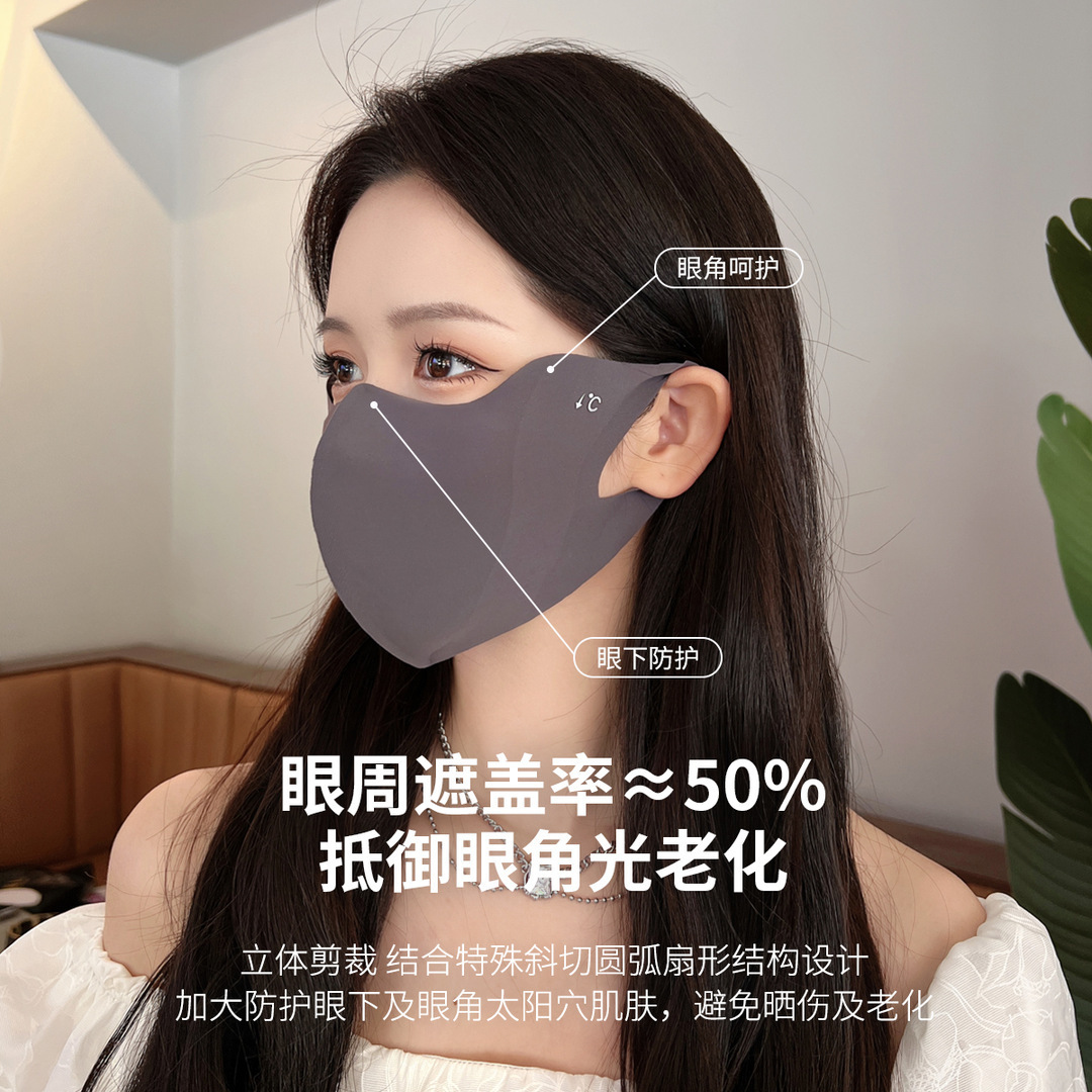 2025新款防晒口罩女透气遮阳