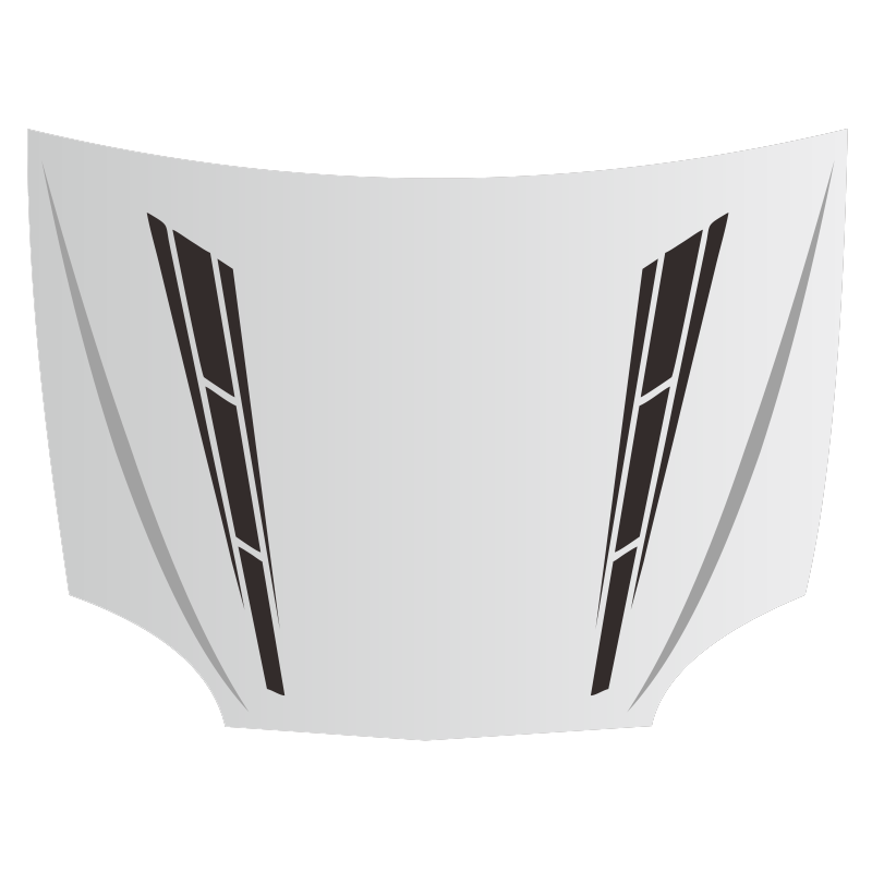 汽车贴纸个性引擎盖线条创意遮刮痕划痕贴机盖贴拉花改装车贴