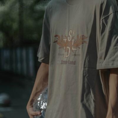 StrangerLand短袖美式复古印花