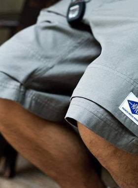 MEGA原创 14SS SHORTS余文乐经典纯棉工装六分休闲短裤 非madness