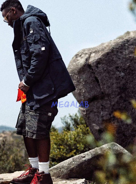 MEGALAB 18SS ARMY SHORTS余文乐四袋大兜工装棉洗水短裤 madness