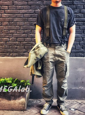 MEGALAB 18SS ARMY PANTS 余文乐同款洗水休闲工装军裤 非madness